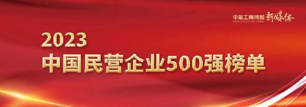 入选2023中国民营企业500强